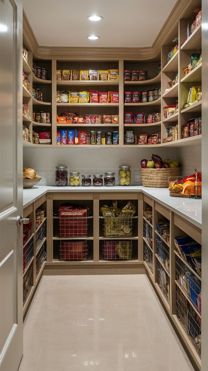 Pantry shelving