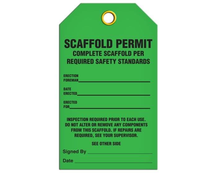 Scaffolding permit